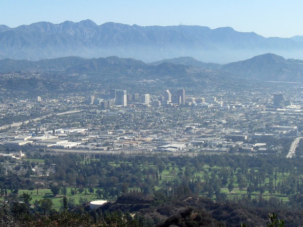 Glendale and the San Gabriel Mountains