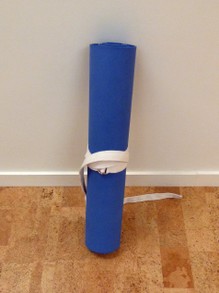 Roll your mat to safely store it