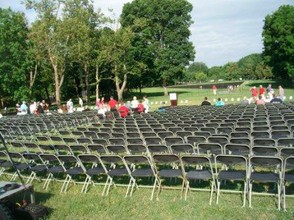 Assembly area for In Memory Event | Within view of Vietnam Veterans Memorial Wall