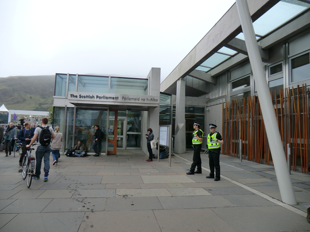 Image: Scottish Parliament Building on September 18th 2014
