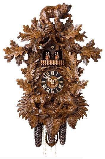 Hönes Traditional Black Forest Cuckoo Clocks with bears