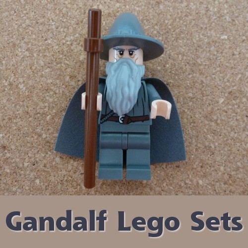 Lord of the Rings and Hobbit Lego Sets with Gandalf the Wizard In Them