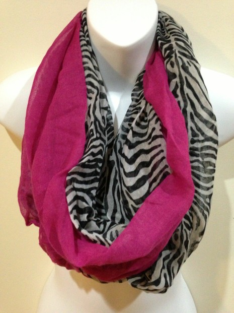Pink Warms and Softens Black and White Animal Print