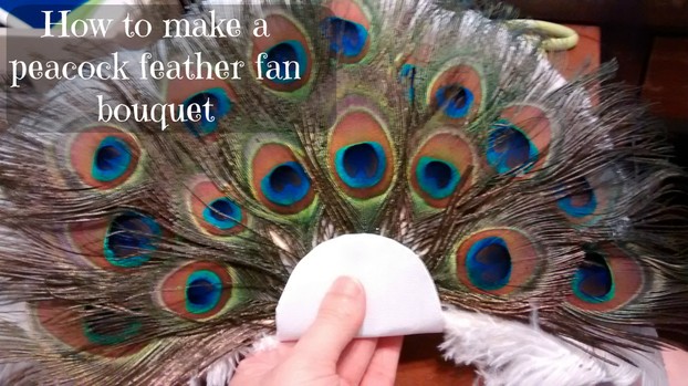How to Make a Peacock Feather Fan Bouquet