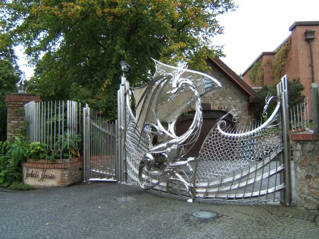 The Dragon Gates at Harlech House, Clonskeagh, Dublin, Republic of Ireland