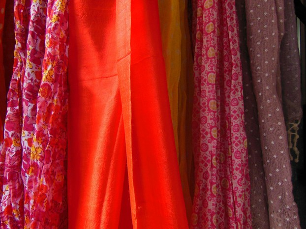 Jewel Colours of the Scarves