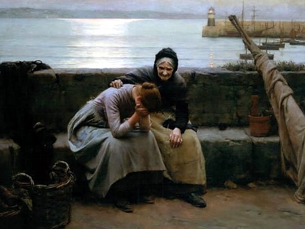 Never Morning Wore To Evening But Some Heart Did Break, 1894, by Walter Langley