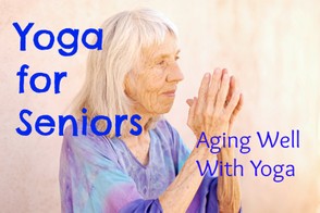 Senior yoga namaste