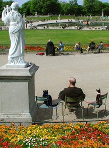 People Watching in Luxembourg Gardens