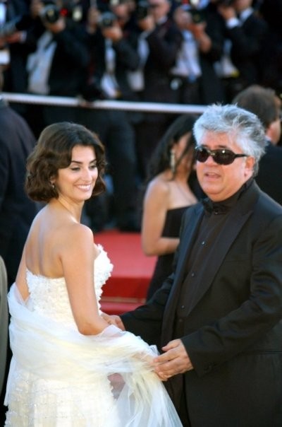 Penélope Cruz and Pedro Almodóvar at 2006 festival de Cannes, southern France