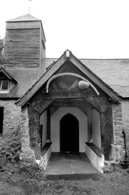 Image: Doorway to St Tydecho's Church, Mallwyd