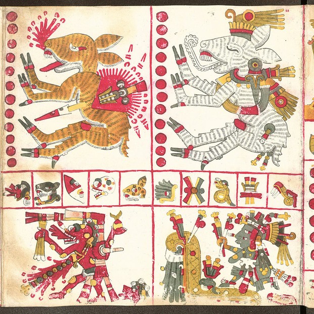 Codex Yoalli Ehēcatl, known post-Conquest as Codex Borgia, page 22