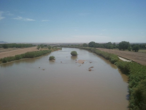 Rio Grande in west El Paso near New Mexico state line; Monday, June 24, 2013, 14:49