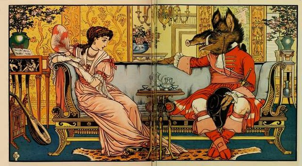 Walter Crane: Beauty and the Beast