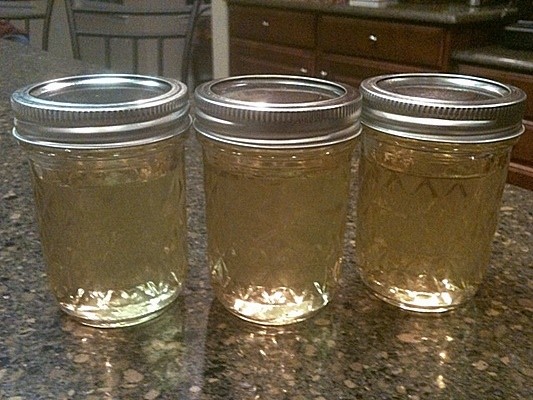 I use canning jars for storage.