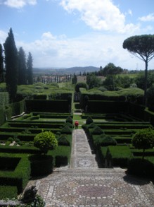 At a villa outside of Florence, Italy.