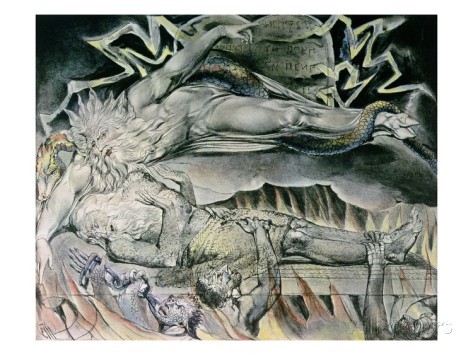 Job's Evil Dreams from The Book of Job  By: William Blake
