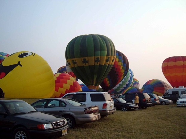 Balloon Inflation - an exciting thing to see and hear