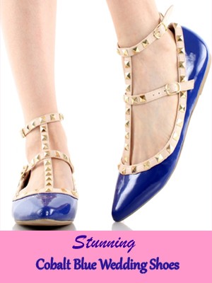 Look Stunning in These Cobalt Blue Wedding Shoes