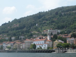 Taking the ferry boat up Lake Maggiore is a wonderful experience as you cruise by charming villages and old fortresses