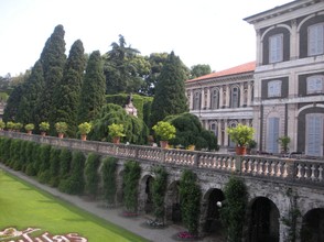 The magnificent palazzo and gardens of Isola Bella.