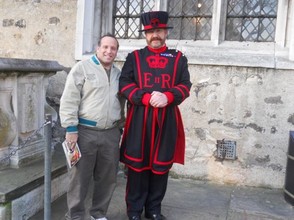 The Beefeater Guards of the Tower will gladly pose for photographs.