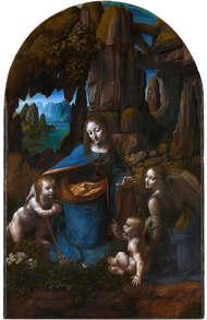 Virgin of the Rocks by Leonardo da Vinci - at the National Gallery