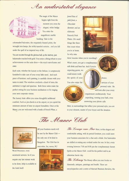 Page 1 of Windsor Manor Brochure to CEOs