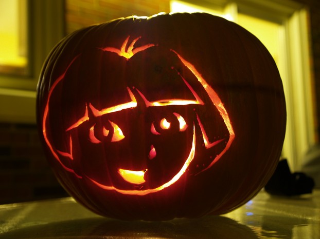 Dora Halloween Pumpkin