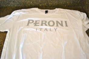 Peroni t-shirt featuring Egyptian cotton. Super comfy and soft!