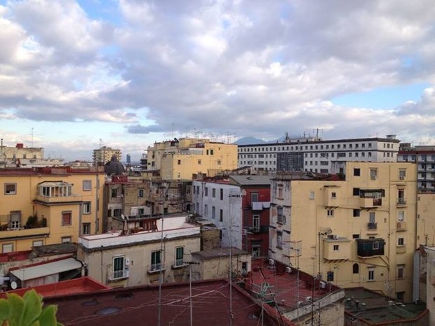 A view of Naples from my rental apartment, January 2014.