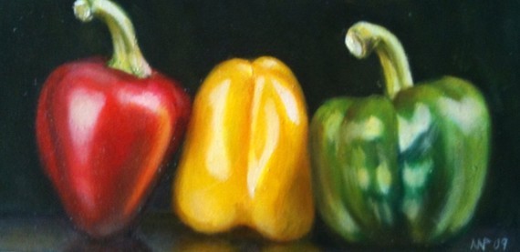 Still Life with Three Peppers