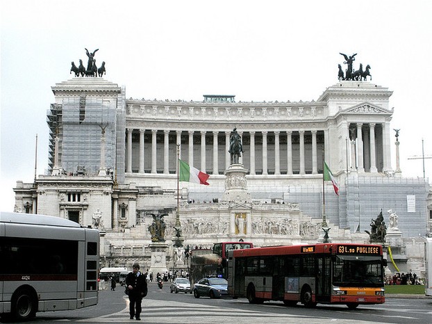 Rome is very large, so you'll need to consider taxis or buses to get around on occasion.