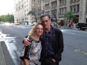 With John in NYC, after a show