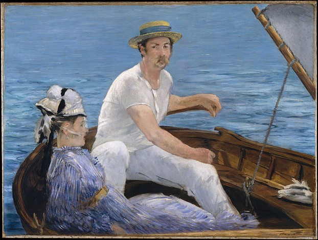 "Boating" 1874 oil on canvas by Édouard Manet