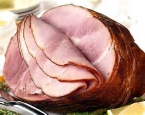a roast ham