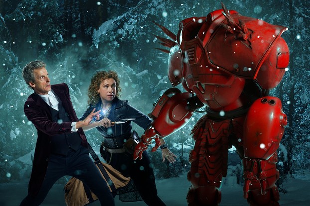 The Doctor and River Song have cyborg problems