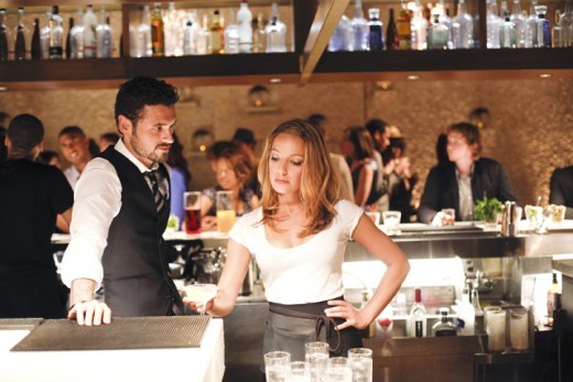 Vanessa Lengies in her role as Lacey in Mixology.