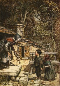 Hansel and Gretel by Arthur Rackahm