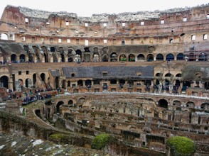 Interior of Colosseum showing Five Levels
