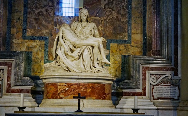 La Pieta by Michaelangelo, St. Peters, Roma