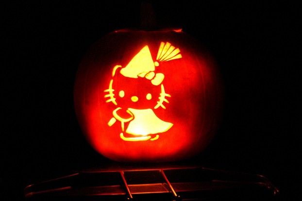 Gorgeous Kitty Pumpkin