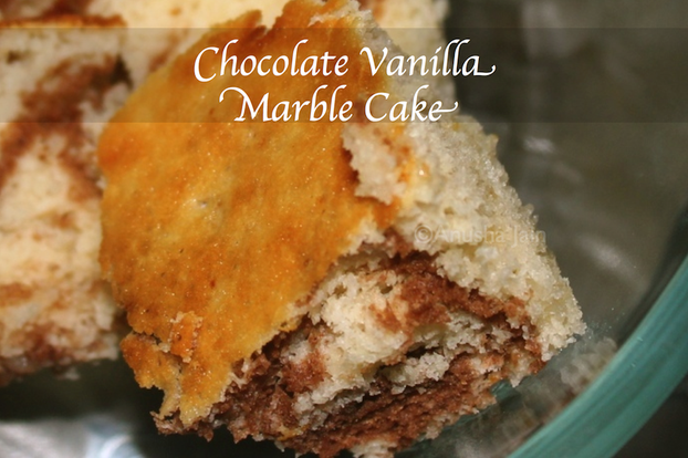 Chocolate Vanilla Marble Cake