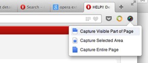 Opera capture screenshot