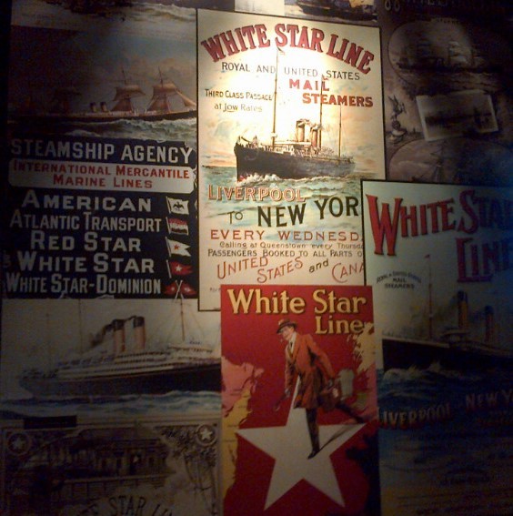 White Star Line exhibit