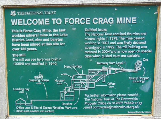 a map of the old mine