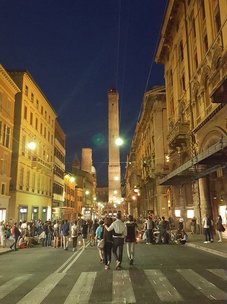 Bologna at night