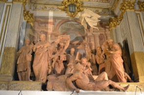 Bolognese artists perfected sculpture in terra cotta.