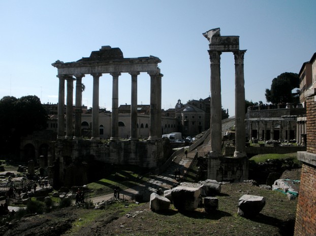 A view of the Roman Forum: One of the major attractions of the city.