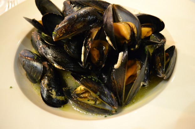 The well-known wild mussels (mosciolo) of Portonovo